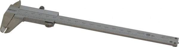 Mitutoyo - 0 to 150mm Stainless Steel Vernier Caliper - 0.05mm Graduation, 40mm Jaw Depth, 0.05mm Accuracy - Americas Industrial Supply