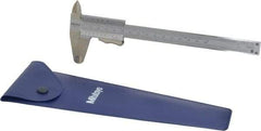 Mitutoyo - 0 to 6" Stainless Steel Vernier Caliper - 0.02mm Graduation, 40mm Jaw Depth, 0.05mm Accuracy - Americas Industrial Supply