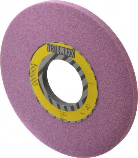Tru-Maxx - 10" Diam x 3" Hole x 1/2" Thick, K Hardness, 80 Grit Surface Grinding Wheel - Aluminum Oxide, Type 1, Medium Grade, 3,250 Max RPM, Vitrified Bond, No Recess - Americas Industrial Supply