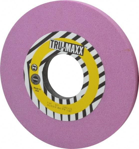 Tru-Maxx - 10" Diam x 3" Hole x 3/4" Thick, I Hardness, 60 Grit Surface Grinding Wheel - Aluminum Oxide, Type 1, Medium Grade, 2,483 Max RPM, Vitrified Bond, No Recess - Americas Industrial Supply