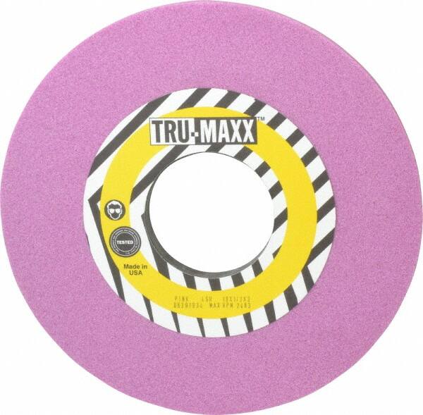 Tru-Maxx - 10" Diam x 3" Hole x 1/2" Thick, H Hardness, 46 Grit Surface Grinding Wheel - Aluminum Oxide, Type 1, Coarse Grade, 3,250 Max RPM, Vitrified Bond, No Recess - Americas Industrial Supply