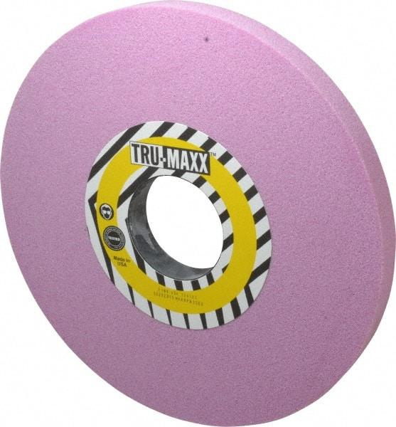 Tru-Maxx - 12" Diam x 3" Hole x 1" Thick, K Hardness, 46 Grit Surface Grinding Wheel - Aluminum Oxide, Type 1, Coarse Grade, 2,069 Max RPM, Vitrified Bond, No Recess - Americas Industrial Supply