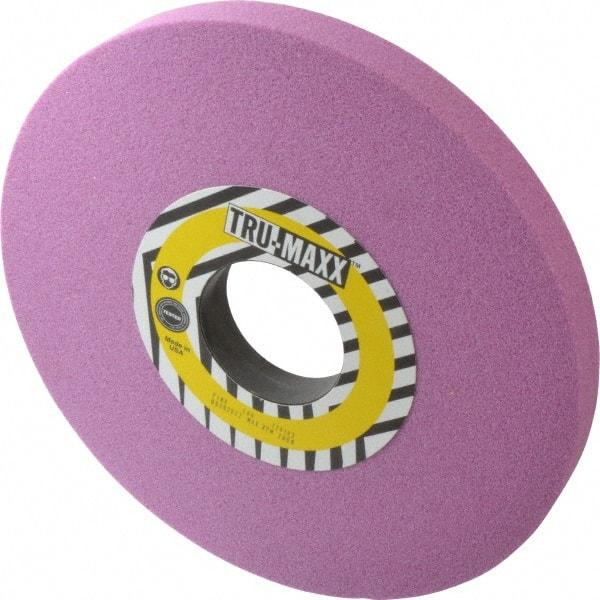Tru-Maxx - 12" Diam x 3" Hole x 1" Thick, H Hardness, 46 Grit Surface Grinding Wheel - Aluminum Oxide, Type 1, Coarse Grade, 2,069 Max RPM, Vitrified Bond, No Recess - Americas Industrial Supply