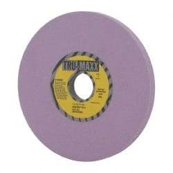 Tru-Maxx - 7" Diam x 1-1/4" Hole x 1/2" Thick, H Hardness, 100 Grit Surface Grinding Wheel - Aluminum Oxide, Type 1, Fine Grade, 3,600 Max RPM, Vitrified Bond, No Recess - Americas Industrial Supply