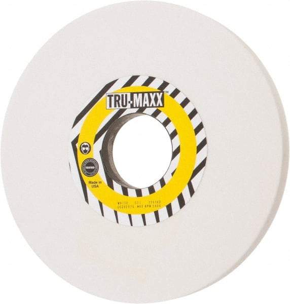 Tru-Maxx - 12" Diam x 3" Hole x 1" Thick, J Hardness, 60 Grit Surface Grinding Wheel - Aluminum Oxide, Type 1, Medium Grade, 2,069 Max RPM, Vitrified Bond, No Recess - Americas Industrial Supply