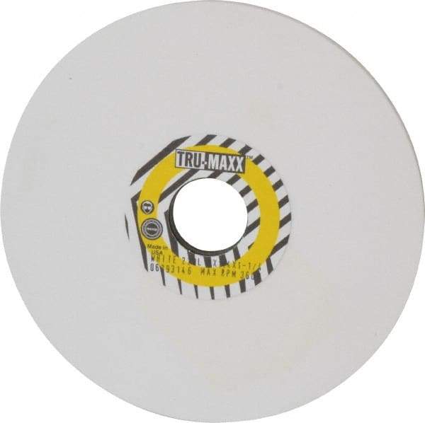 Tru-Maxx - 7" Diam x 1-1/4" Hole x 1/4" Thick, L Hardness, 220 Grit Surface Grinding Wheel - Aluminum Oxide, Type 1, Very Fine Grade, 3,600 Max RPM, Vitrified Bond, No Recess - Americas Industrial Supply