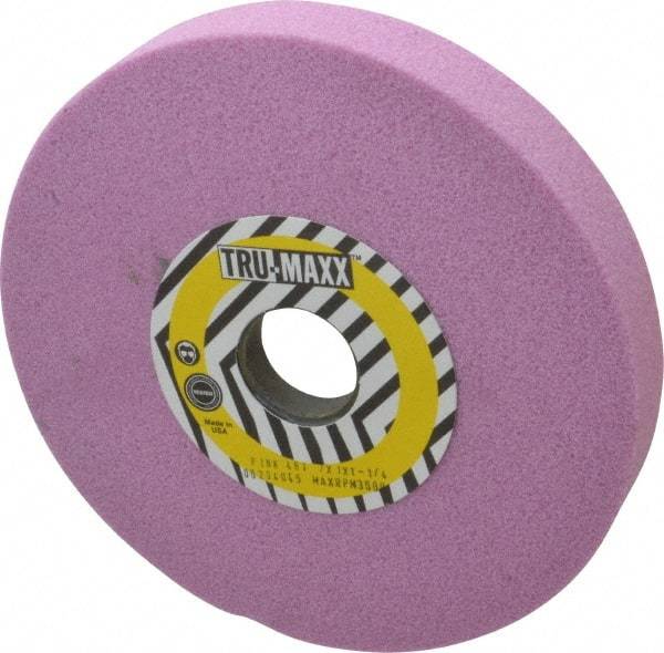Tru-Maxx - 7" Diam x 1-1/4" Hole x 1" Thick, I Hardness, 46 Grit Surface Grinding Wheel - Aluminum Oxide, Type 5, Coarse Grade, 3,600 Max RPM, Vitrified Bond, One-Side Recess - Americas Industrial Supply