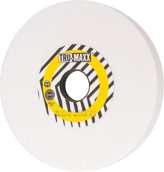 Tru-Maxx - 7" Diam x 1-1/4" Hole x 1" Thick, I Hardness, 60 Grit Surface Grinding Wheel - Aluminum Oxide, Type 5, Medium Grade, 3,600 Max RPM, Vitrified Bond, One-Side Recess - Americas Industrial Supply