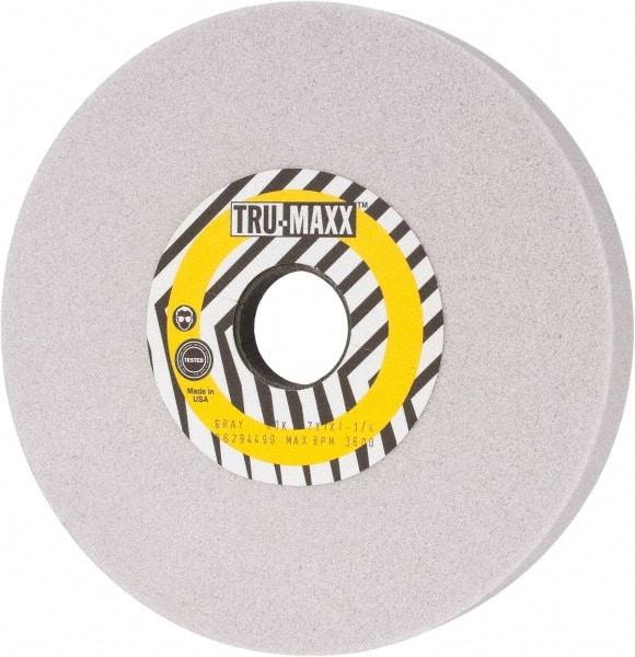 Tru-Maxx - 7" Diam x 1-1/4" Hole x 1" Thick, K Hardness, 60 Grit Surface Grinding Wheel - Aluminum Oxide, Type 5, Medium Grade, 3,600 Max RPM, Vitrified Bond, One-Side Recess - Americas Industrial Supply