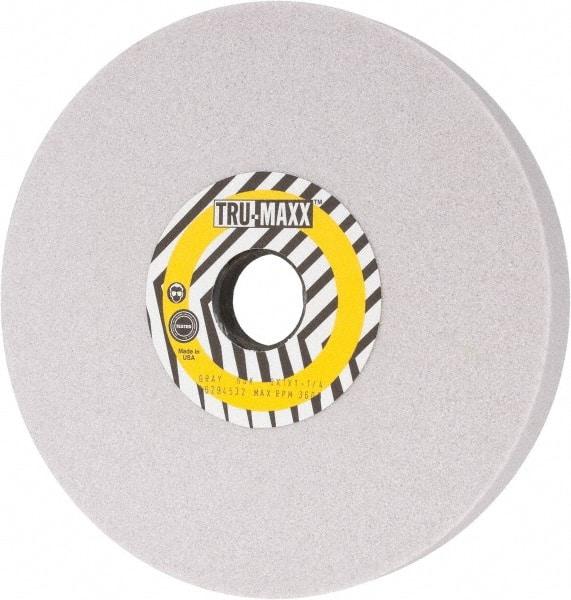 Tru-Maxx - 8" Diam x 1-1/4" Hole x 1" Thick, K Hardness, 60 Grit Surface Grinding Wheel - Aluminum Oxide, Type 5, Medium Grade, 3,600 Max RPM, Vitrified Bond, One-Side Recess - Americas Industrial Supply