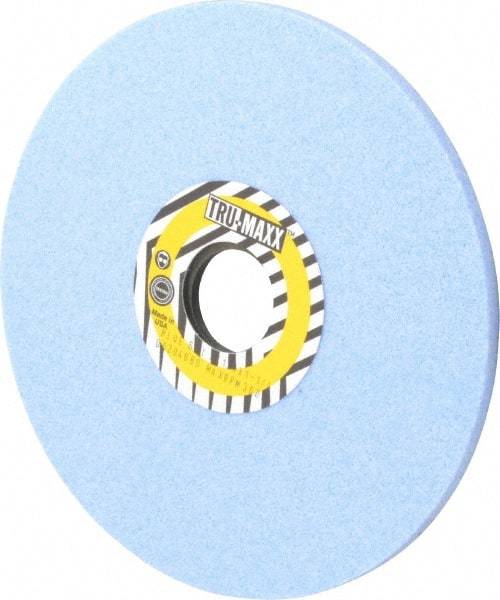 Tru-Maxx - 7" Diam x 1-1/4" Hole x 1/4" Thick, J Hardness, 60 Grit Surface Grinding Wheel - Ceramic, Type 1, Medium Grade, 3,600 Max RPM, Vitrified Bond, No Recess - Americas Industrial Supply
