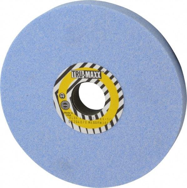 Tru-Maxx - 7" Diam x 1-1/4" Hole x 3/4" Thick, I Hardness, 46 Grit Surface Grinding Wheel - Ceramic, Type 1, Coarse Grade, 3,600 Max RPM, Vitrified Bond, No Recess - Americas Industrial Supply
