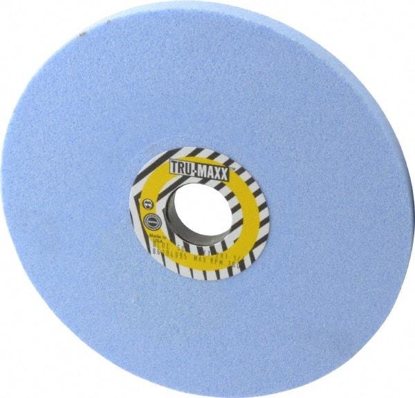 Tru-Maxx - 8" Diam x 1-1/4" Hole x 1/2" Thick, J Hardness, 60 Grit Surface Grinding Wheel - Ceramic, Type 1, Medium Grade, 3,600 Max RPM, Vitrified Bond, No Recess - Americas Industrial Supply