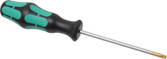 Wera - T20 Torx Driver - 3-15/16" Blade Length, 7-25/32" OAL, Ergonomic Handle - Americas Industrial Supply