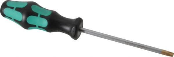 Wera - T30 Torx Driver - 4-17/32" Blade Length, 8-21/32" OAL, Ergonomic Handle - Americas Industrial Supply