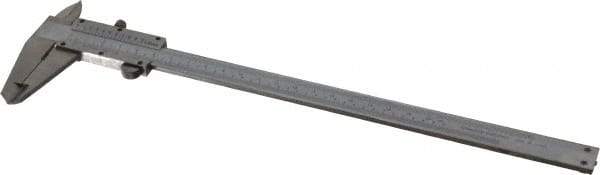 Value Collection - 0 to 8" Stainless Steel Vernier Caliper - 0.05mm Graduation, 1.9685" Jaw Depth, 0.0012" Accuracy, Includes Depth, Inside Diameter, Outside Diameter, Step - Americas Industrial Supply