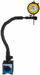 Value Collection - 0.001" Graduation, 0-100 Dial Reading, Indicator & Base Kit - 2" Base Length x 2" Base Width x 2-1/2" Base Height - Americas Industrial Supply
