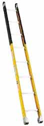 Made in USA - 8' High, Type IA Rating, Fiberglass Extension Ladder - Americas Industrial Supply