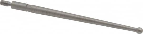 SPI - 0.078" Ball Diam, Steel, Ball Test Indicator Contact Point - 1-1/2" Contact Point Length, Use with Peacock Test Indicators - Americas Industrial Supply