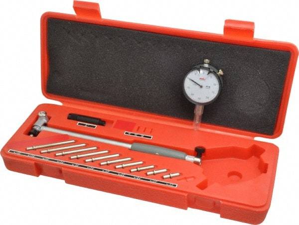 Value Collection - 11 Anvil, 2 to 6" Dial Bore Gage - 0.0005" Graduation, 6" Gage Depth - Americas Industrial Supply