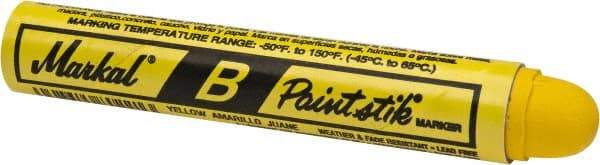Markal - Yellow Paint Marker - Ball Tip - Americas Industrial Supply