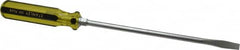 Stanley - Standard Slotted Screwdriver - Round Shank, Acetate Handle - Americas Industrial Supply