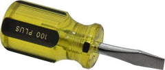 Stanley - Standard Slotted Screwdriver - Round Shank, Acetate Handle - Americas Industrial Supply