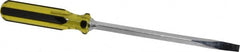 Stanley - Standard Slotted Screwdriver - Square Shank, Acetate Handle - Americas Industrial Supply