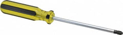 Stanley - #3, 11" OAL, Standard Phillips Screwdriver - 6" Blade Length, Round Shank, Acetate Handle - Americas Industrial Supply
