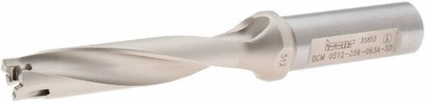 Iscar - 0.512 to 0.528" Diam, 5xD, 2.56" Max Depth, 5/8" Shank Diam, 5.13" OAL, Replaceable Tip Drill - IDI-SG, IDI-SK Insert, DCM Toolholder, Series ChamDrill - Americas Industrial Supply
