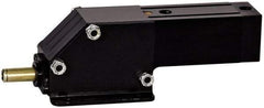 De-Sta-Co - 2,000 Lb Capacity, 3/4" Plunger Travel, M8 x 8mm Plunger, 1/8 NPT Port, 3,285 N at 5 Bar, Air Power Straight Line Action Clamp - 0.59" Centerline Height, 7.8" Overall Closed Length x 2.37" Overall Closed Height, 145 Max psig, 14 to 194°F - Americas Industrial Supply