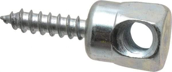 ITW Buildex - 3/8" Zinc-Plated Steel Horizontal (Cross Drilled) Mount Threaded Rod Anchor - 3/8" Diam x 1" Long, 670 Lb Ultimate Pullout, For Use with Wood - Americas Industrial Supply