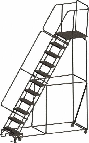 Ballymore - Rolling & Wall Mounted Ladders & Platforms Type: Rolling Warehouse Ladder Style: Rolling Safety Ladder - Americas Industrial Supply