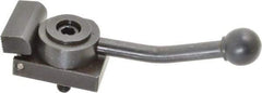 Gibraltar - 5/16-18 Stud, Standard Base, Steel Cam Action Clamp - 1-3/4" Base Len x 1" Base Height, 5" Len with Handle x 1-5/8" Height with Handle x 1-1/4" Overall Width, 1/8" Projection from Base - Americas Industrial Supply
