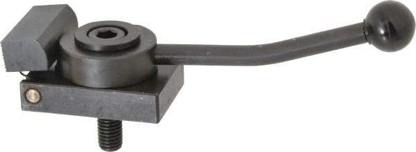 Gibraltar - 1/2-13 Stud, Standard Base, Steel Cam Action Clamp - 2-3/4" Base Len x 1-1/2" Base Height, 7-1/2" Len with Handle x 2-1/2" Height with Handle x 1-7/8" Overall Width, 5/32" Projection from Base - Americas Industrial Supply