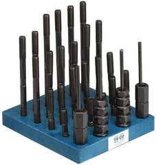 TE-CO - 41 Piece, 1/2-13 Stud, T Nut & Stud Kit - 3, 4, 5, 6, 7, 8" Stud Lengths - Americas Industrial Supply