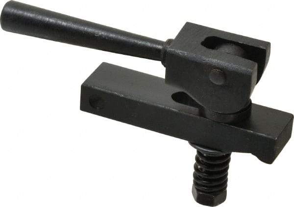 Value Collection - 1/4-20 Tap Size, Steel Strap Clamp Assembly - Center Cam, 1/2" Travel, 2-1/2" Strap Len - Americas Industrial Supply