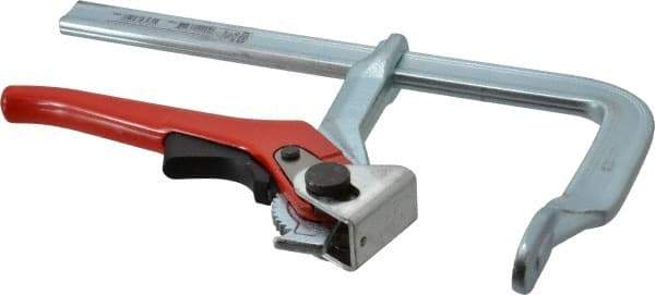 Bessey - 4" Deep Throat, 8" Max Capacity, Standard Sliding Arm Clamp - 660 Lb Clamping Pressure - Americas Industrial Supply