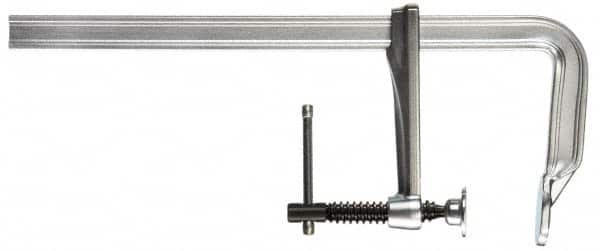 Bessey - 4-3/4" Deep Throat, 18" Max Capacity, Standard Sliding Arm Clamp - 1,320 Lb Clamping Pressure, 0.7" Spindle Diam - Americas Industrial Supply