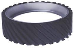 Made in USA - 6" Diam x 2" Wide Contact Wheel - Quick Change, Soft - Americas Industrial Supply