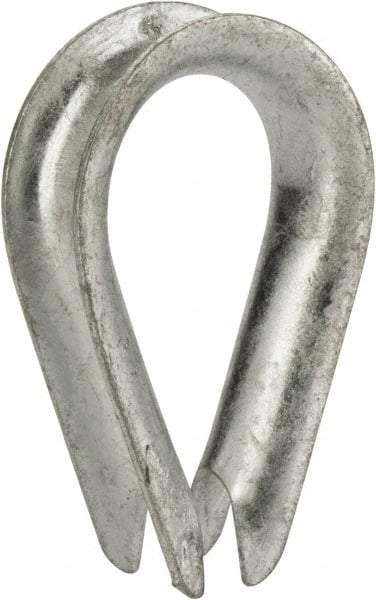 Value Collection - 7/16" Wire Rope Thimble Clip - Steel, Galvanized - Americas Industrial Supply