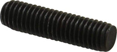 Value Collection - M8x1.25 30mm OAL Fully Threaded Stud - Carbon Steel, Plain Finish, Metric - Americas Industrial Supply