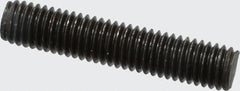 Value Collection - M8x1.25 40mm OAL Fully Threaded Stud - Carbon Steel, Plain Finish, Metric - Americas Industrial Supply
