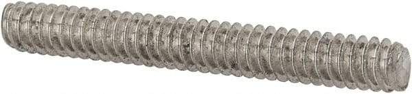 Value Collection - #10-24 1-1/2" OAL Fully Threaded Stud - Stainless Steel, Plain Finish - Americas Industrial Supply