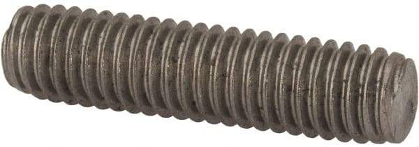 Value Collection - 3/8-16 1-1/2" OAL Fully Threaded Stud - Stainless Steel, Plain Finish - Americas Industrial Supply