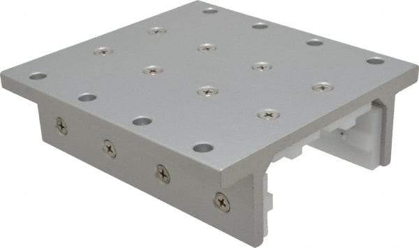80/20 Inc. - 5-1/2" Wide, 1-7/8" High, Open Shelving Accessory/Component - Aluminum, 6" Deep, Use with Series 15 - 1530 Extrusion - Americas Industrial Supply