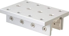 80/20 Inc. - 2.937" Wide, 1.218" High, Open Shelving Accessory/Component - Aluminum, 4" Deep, Use with Series 10 - 1020 Extrusion - Americas Industrial Supply