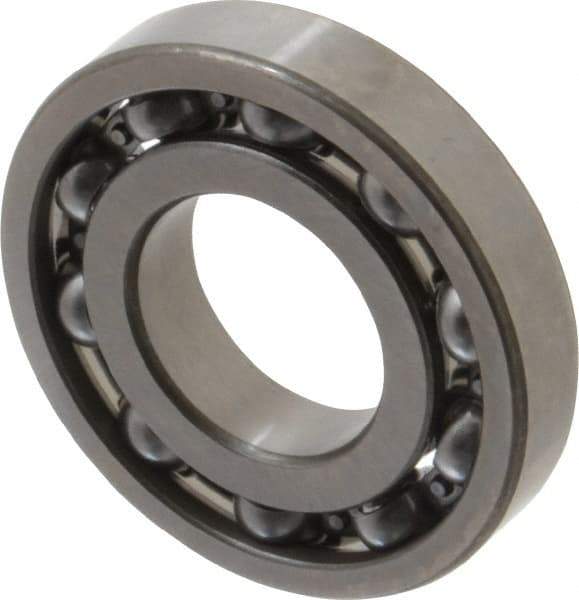 SKF - 7/8" Bore Diam, 1-7/8" OD, Open Deep Groove Radial Ball Bearing - 3/8" Wide, 1 Row, Round Bore, 1,320 Lb Static Capacity, 2,270 Lb Dynamic Capacity - Americas Industrial Supply