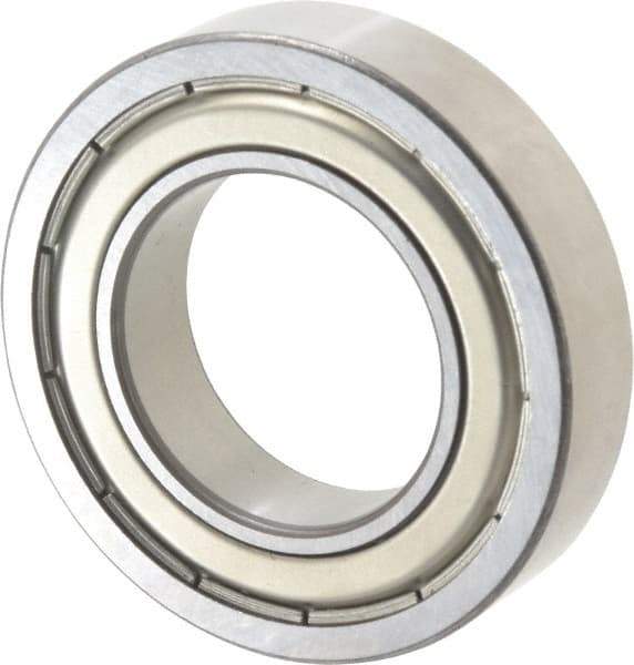 SKF - 1-1/4" Bore Diam, 2-1/4" OD, Double Shield Deep Groove Radial Ball Bearing - 1/2" Wide, 1 Row, Round Bore, 2,090 Lb Static Capacity, 3,150 Lb Dynamic Capacity - Americas Industrial Supply