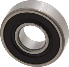 SKF - 1/4" Bore Diam, 5/8" OD, Double Seal Deep Groove Radial Ball Bearing - 0.196" Wide, 1 Row, Round Bore, 139 Lb Static Capacity, 332 Lb Dynamic Capacity - Americas Industrial Supply